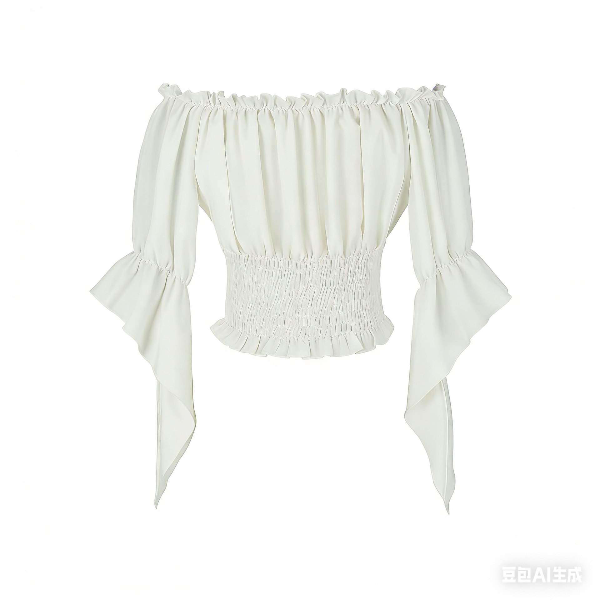 Pakaian Aristokrat Abad Perten - Blouse Off Shoulder ulasan dan harga
