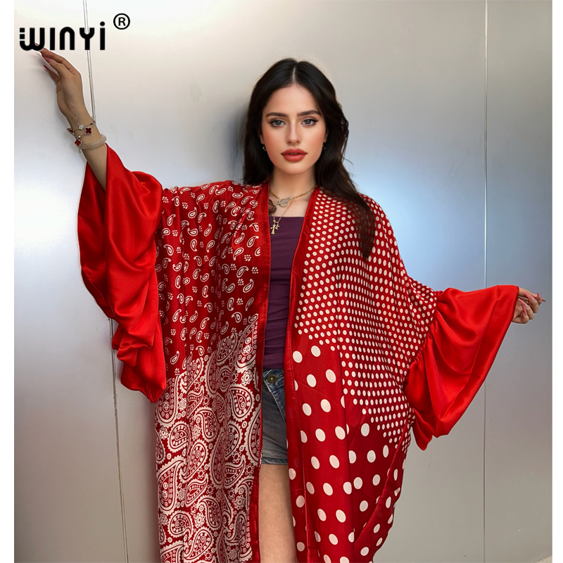 Gaun Kimono Musim Panas WINYI, - Cover Up Kaftan ulasan dan harga