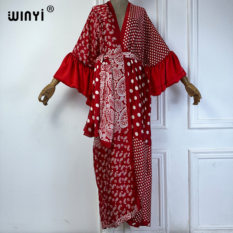 Gaun Kimono Musim Panas WINYI, - Cover Up Kaftan ulasan dan harga