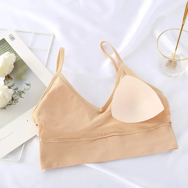 BH Push Up tanpa kelim wanita, - Bralette Triangle Set ulasan dan harga