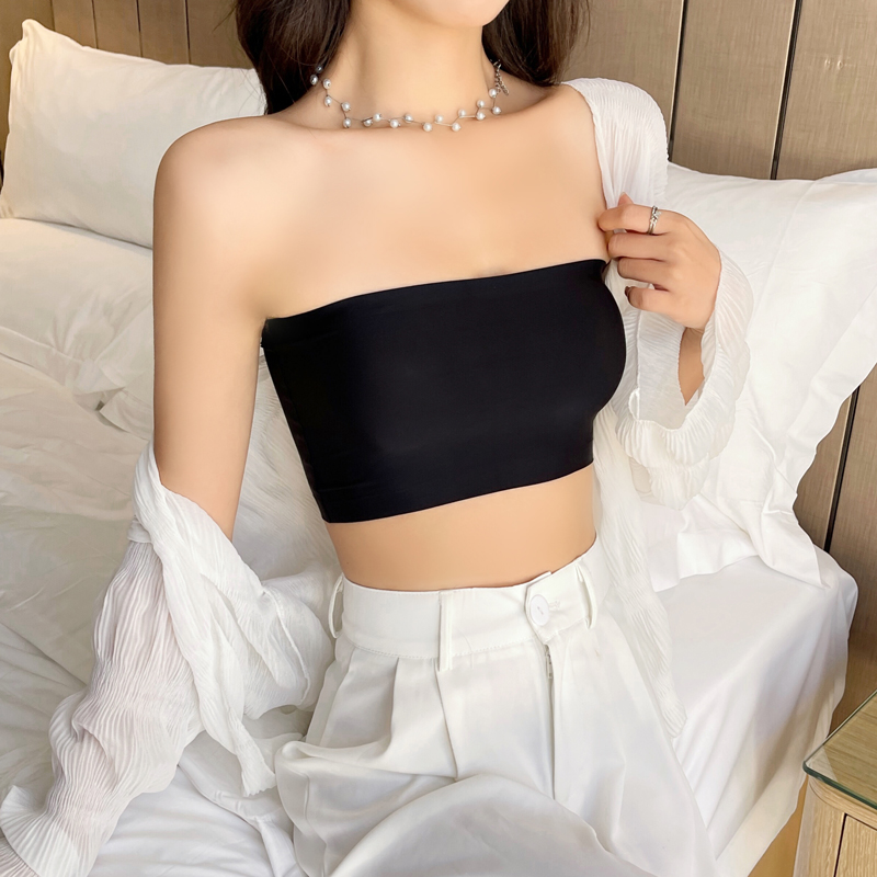 Atasan Tabung Seksi Satu Poton - Bralette Triangle Set ulasan dan harga