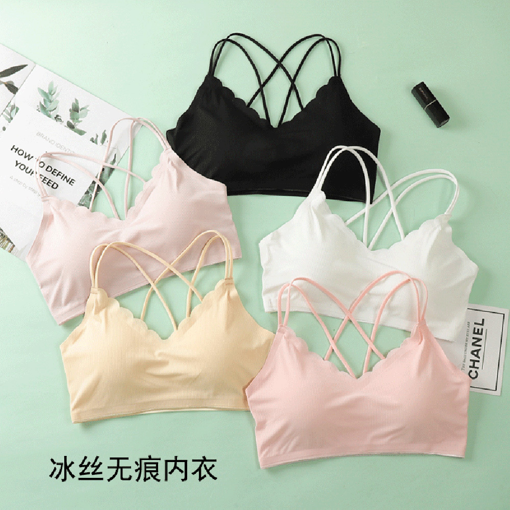 Bra Push Up tanpa tali untuk w - Bralette Triangle Set ulasan dan harga