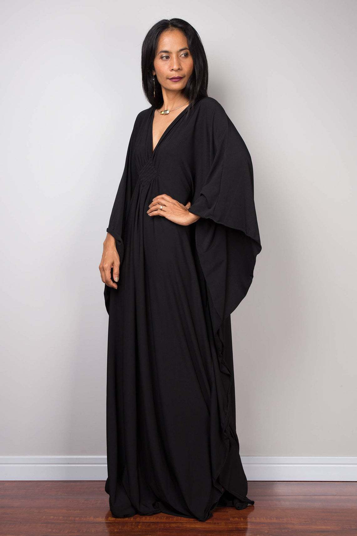 Gaun Kaftan Pantai Ukuran Besa - Cover Up Kaftan ulasan dan harga