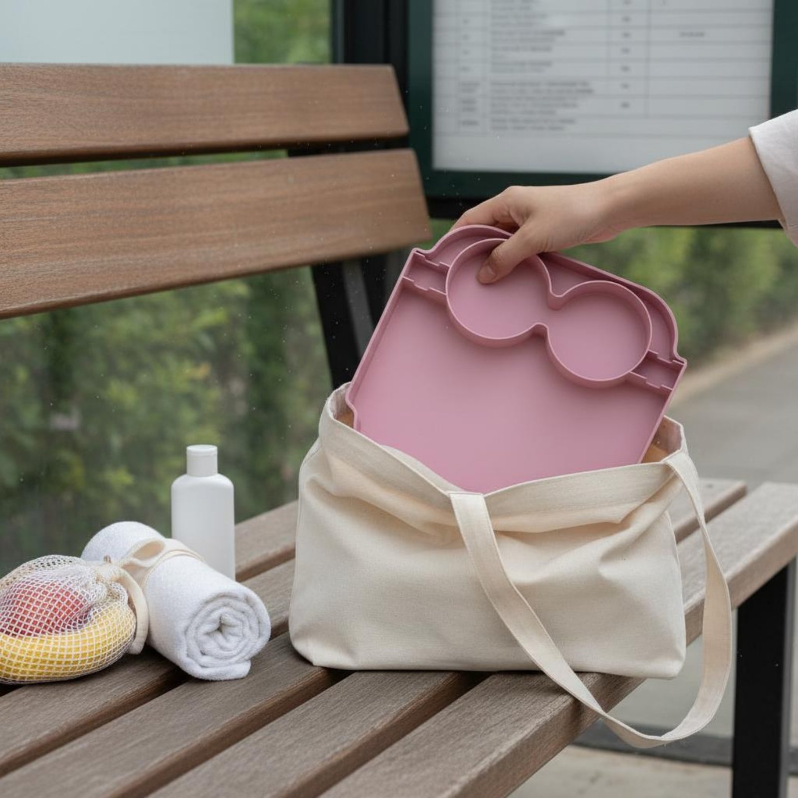 Tas Pantai Ringan dengan Tray, - Tote Bag Beach ulasan dan harga
