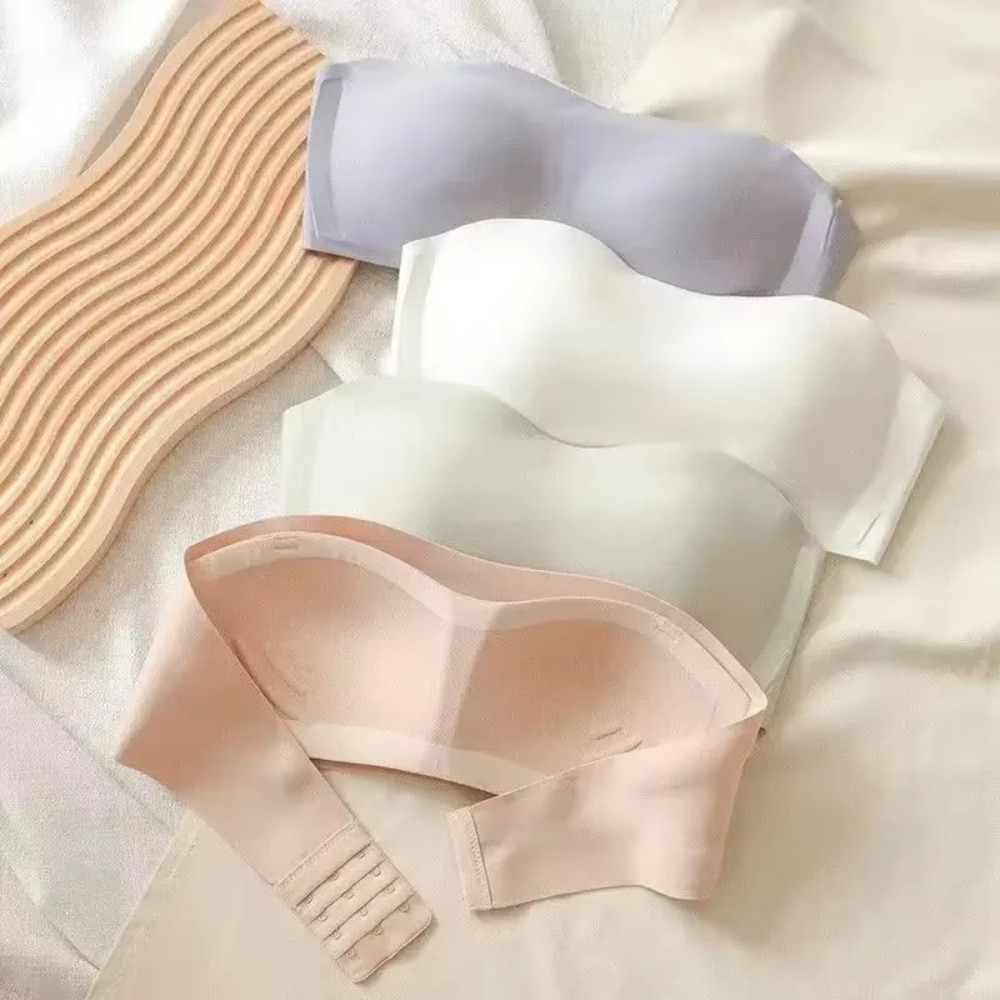 Bra Terbungkus Tanpa Tali Warn - Bralette Triangle Set ulasan dan harga