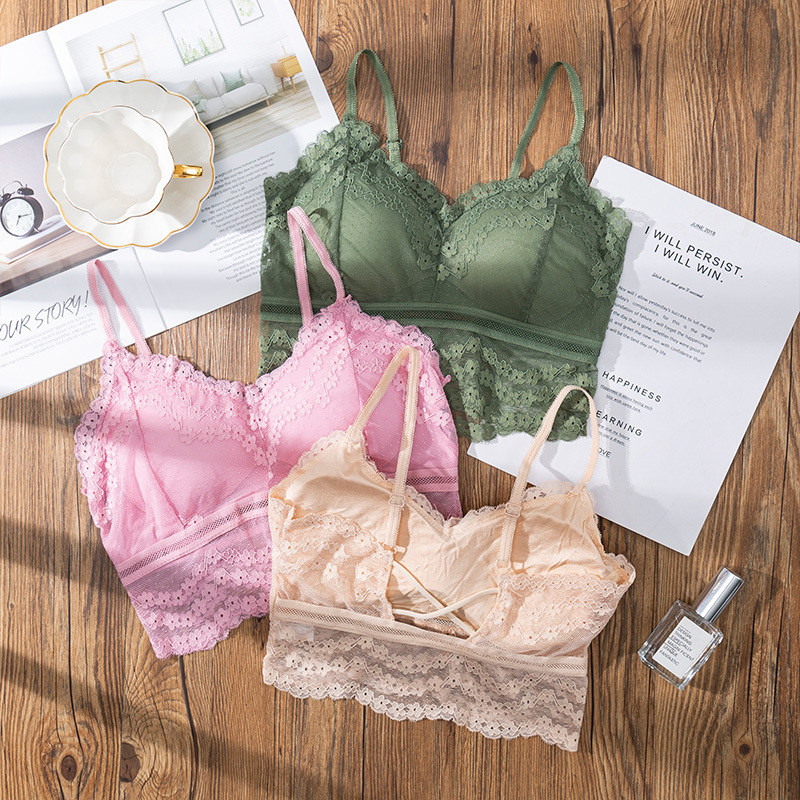 Bra renda seksi 3D olahraga, B - Bralette Triangle Set ulasan dan harga